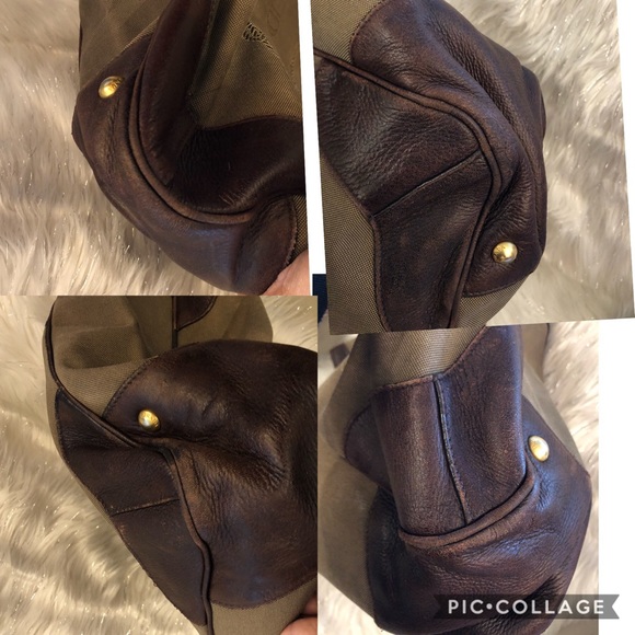 💯% AUTHENTIC PRADA Canapa Jacquard Logo Hobo - Picture 8 of 8